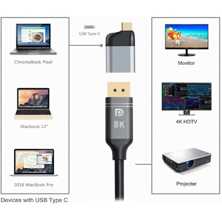 Convertitore USB-C a DisplayPort 4K 60Hz per tablet e laptop