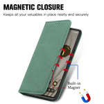 Custodia per telefono in pelle magnetica con vibrazione retrò al tatto, For Google Pixel 7A, For Infinix Smart 6 Plus, For Tecno Spark 9 Pro, For Xiaomi Mi 11 Ultra