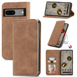 Custodia per telefono in pelle magnetica con vibrazione retrò al tatto, For Google Pixel 7A, For Infinix Smart 6 Plus, For Tecno Spark 9 Pro, For Xiaomi Mi 11 Ultra