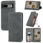 Custodia per telefono in pelle magnetica con vibrazione retrò al tatto, For Google Pixel 7A, For Infinix Smart 6 Plus, For Tecno Spark 9 Pro, For Xiaomi Mi 11 Ultra