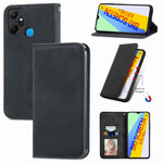 Custodia per telefono in pelle magnetica con vibrazione retrò al tatto, For Google Pixel 7A, For Infinix Smart 6 Plus, For Tecno Spark 9 Pro, For Xiaomi Mi 11 Ultra