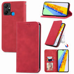 Custodia per telefono in pelle magnetica con vibrazione retrò al tatto, For Google Pixel 7A, For Infinix Smart 6 Plus, For Tecno Spark 9 Pro, For Xiaomi Mi 11 Ultra