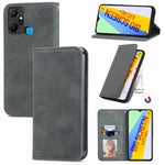Custodia per telefono in pelle magnetica con vibrazione retrò al tatto, For Google Pixel 7A, For Infinix Smart 6 Plus, For Tecno Spark 9 Pro, For Xiaomi Mi 11 Ultra