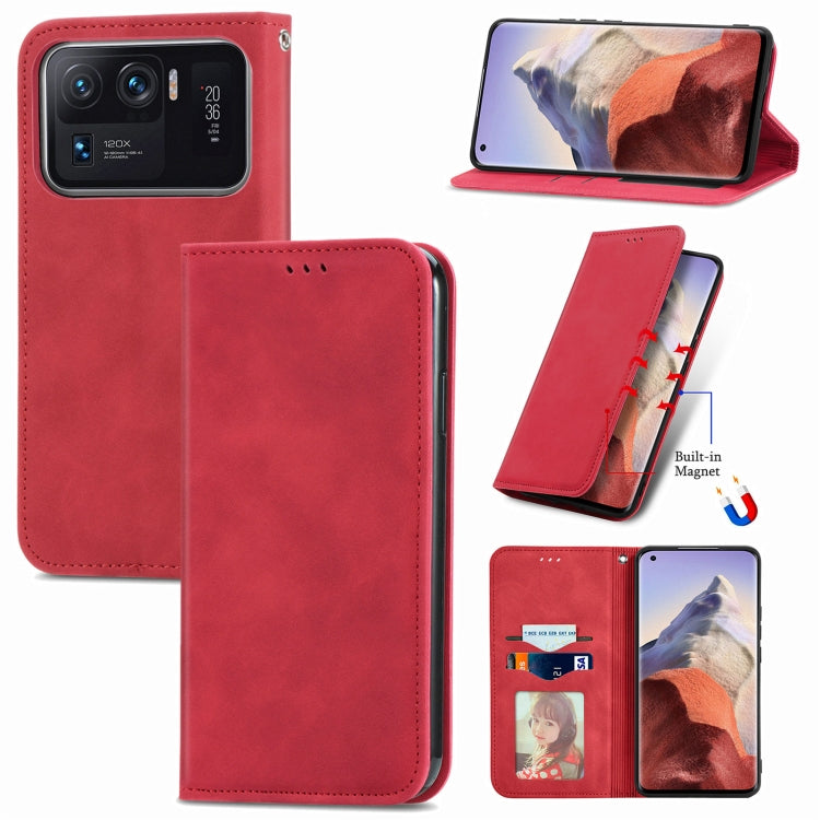 Custodia per telefono in pelle magnetica con vibrazione retrò al tatto, For Google Pixel 7A, For Infinix Smart 6 Plus, For Tecno Spark 9 Pro, For Xiaomi Mi 11 Ultra