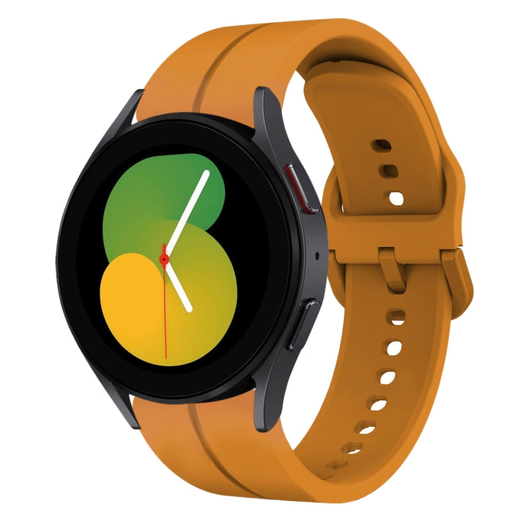 Cinturino in silicone con anello da 20 mm, For Samsung Galaxy Watch 6 Classic 47mm, For Samsung Galaxy Watch5 44mm
