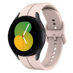 Cinturino in silicone con anello da 20 mm, For Samsung Galaxy Watch 6 Classic 47mm, For Samsung Galaxy Watch5 44mm
