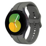 Cinturino in silicone con anello da 20 mm, For Samsung Galaxy Watch 6 Classic 47mm, For Samsung Galaxy Watch5 44mm