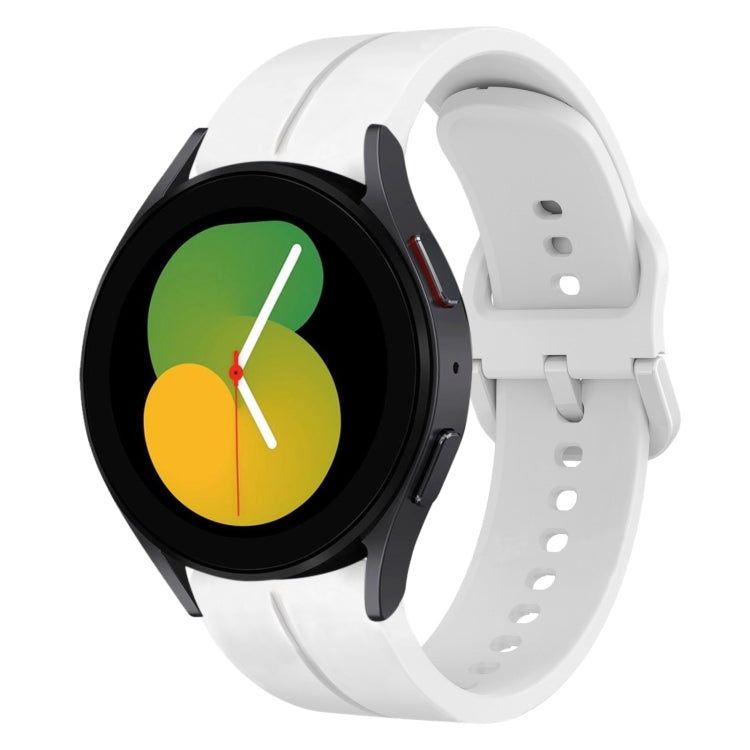 Cinturino in silicone con anello da 20 mm, For Samsung Galaxy Watch5 40mm, For Samsung Galaxy Watch5 Pro 45mm