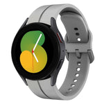 Cinturino in silicone con anello da 20 mm, For Samsung Galaxy Watch5 40mm, For Samsung Galaxy Watch5 Pro 45mm