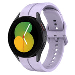 Cinturino in silicone con anello da 20 mm, For Samsung Galaxy Watch5 40mm, For Samsung Galaxy Watch5 Pro 45mm