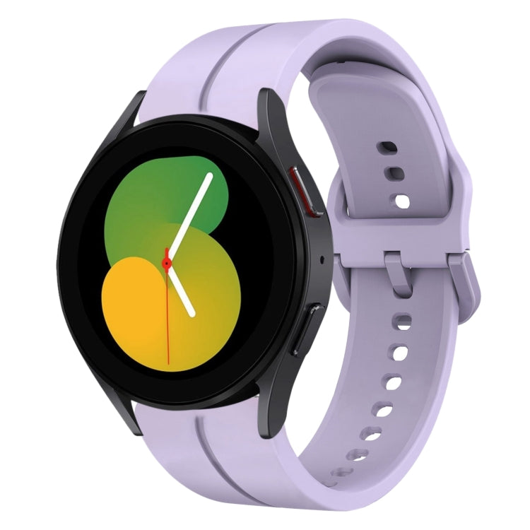 Cinturino in silicone con anello da 20 mm, For Samsung Galaxy Watch5 40mm, For Samsung Galaxy Watch5 Pro 45mm