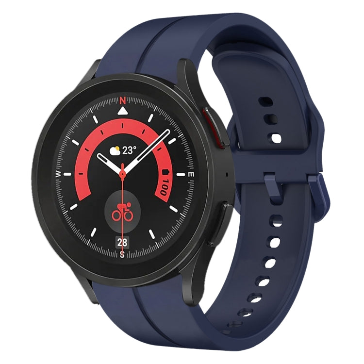 Cinturino in silicone con anello da 20 mm, For Samsung Galaxy Watch5 40mm, For Samsung Galaxy Watch5 Pro 45mm