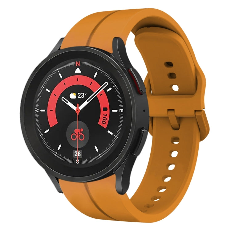 Cinturino in silicone con anello da 20 mm, For Samsung Galaxy Watch5 40mm, For Samsung Galaxy Watch5 Pro 45mm