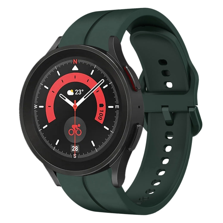 Cinturino in silicone con anello da 20 mm, For Samsung Galaxy Watch5 40mm, For Samsung Galaxy Watch5 Pro 45mm