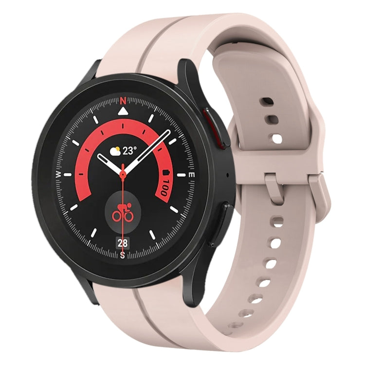 Cinturino in silicone con anello da 20 mm, For Samsung Galaxy Watch5 40mm, For Samsung Galaxy Watch5 Pro 45mm