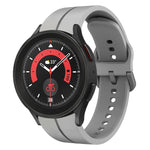 Cinturino in silicone con anello da 20 mm, For Samsung Galaxy Watch5 40mm, For Samsung Galaxy Watch5 Pro 45mm