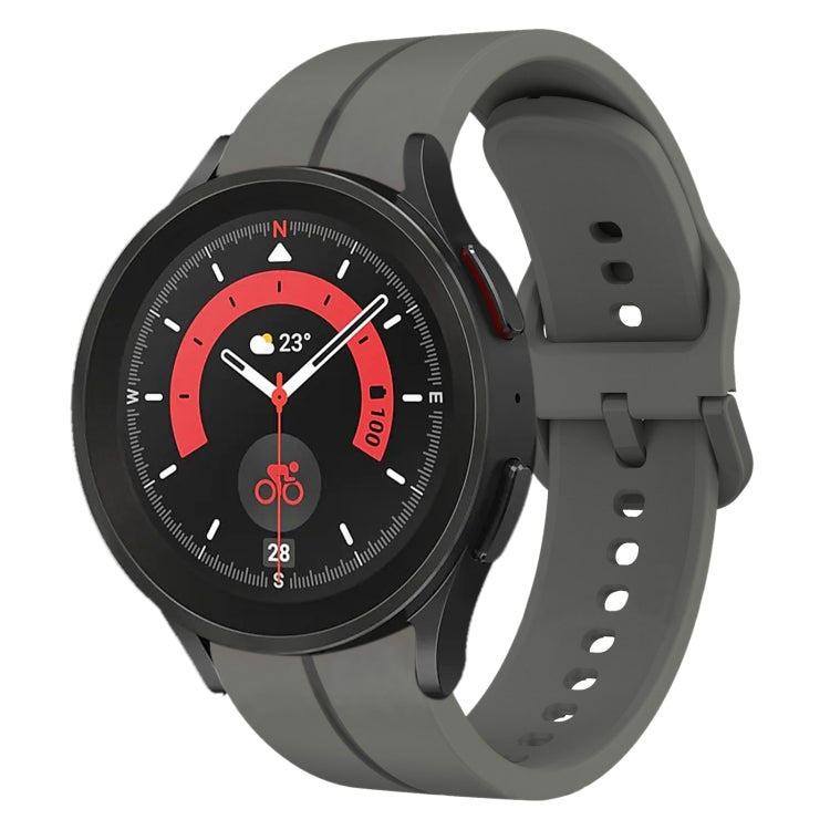 Cinturino in silicone con anello da 20 mm, For Samsung Galaxy Watch5 40mm, For Samsung Galaxy Watch5 Pro 45mm