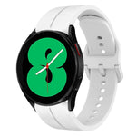 Cinturino in silicone con anello da 20 mm, For Samsung Galaxy Watch4 44mm, For Samsung Galaxy Watch4 40mm