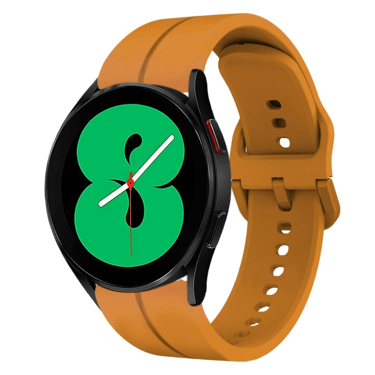Cinturino in silicone con anello da 20 mm, For Samsung Galaxy Watch4 44mm, For Samsung Galaxy Watch4 40mm