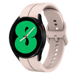 Cinturino in silicone con anello da 20 mm, For Samsung Galaxy Watch4 44mm, For Samsung Galaxy Watch4 40mm