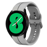 Cinturino in silicone con anello da 20 mm, For Samsung Galaxy Watch4 44mm, For Samsung Galaxy Watch4 40mm