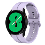 Cinturino in silicone con anello da 20 mm, For Samsung Galaxy Watch4 44mm, For Samsung Galaxy Watch4 40mm