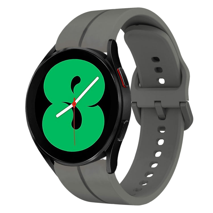 Cinturino in silicone con anello da 20 mm, For Samsung Galaxy Watch4 44mm, For Samsung Galaxy Watch4 40mm