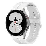 Cinturino in silicone con anello da 20 mm, For Samsung Galaxy Watch4 44mm, For Samsung Galaxy Watch4 40mm
