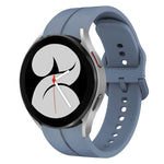 Cinturino in silicone con anello da 20 mm, For Samsung Galaxy Watch4 44mm, For Samsung Galaxy Watch4 40mm