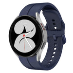 Cinturino in silicone con anello da 20 mm, For Samsung Galaxy Watch4 44mm, For Samsung Galaxy Watch4 40mm