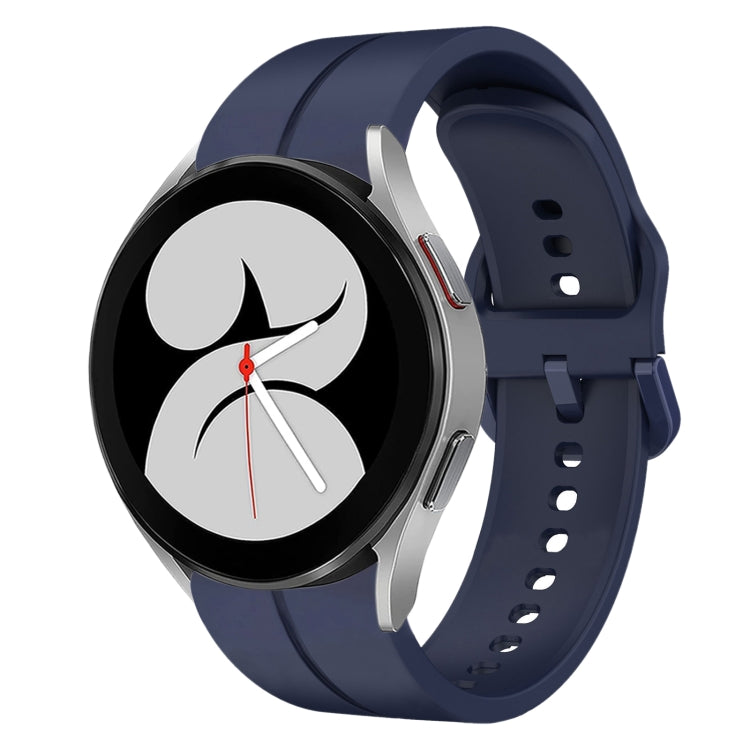 Cinturino in silicone con anello da 20 mm, For Samsung Galaxy Watch4 44mm, For Samsung Galaxy Watch4 40mm