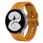 Cinturino in silicone con anello da 20 mm, For Samsung Galaxy Watch4 44mm, For Samsung Galaxy Watch4 40mm