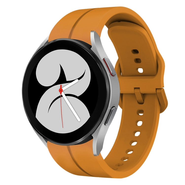 Cinturino in silicone con anello da 20 mm, For Samsung Galaxy Watch4 44mm, For Samsung Galaxy Watch4 40mm