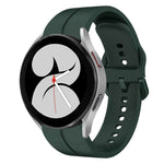Cinturino in silicone con anello da 20 mm, For Samsung Galaxy Watch4 44mm, For Samsung Galaxy Watch4 40mm