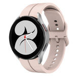 Cinturino in silicone con anello da 20 mm, For Samsung Galaxy Watch4 44mm, For Samsung Galaxy Watch4 40mm