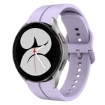 Cinturino in silicone con anello da 20 mm, For Samsung Galaxy Watch4 44mm, For Samsung Galaxy Watch4 40mm