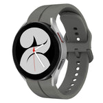 Cinturino in silicone con anello da 20 mm, For Samsung Galaxy Watch4 44mm, For Samsung Galaxy Watch4 40mm