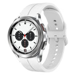 Cinturino in silicone con anello da 20 mm, For Samsung  Galaxy Watch 4 Classic 42mm, For Samsung  Galaxy Watch 4 Classic 46mm