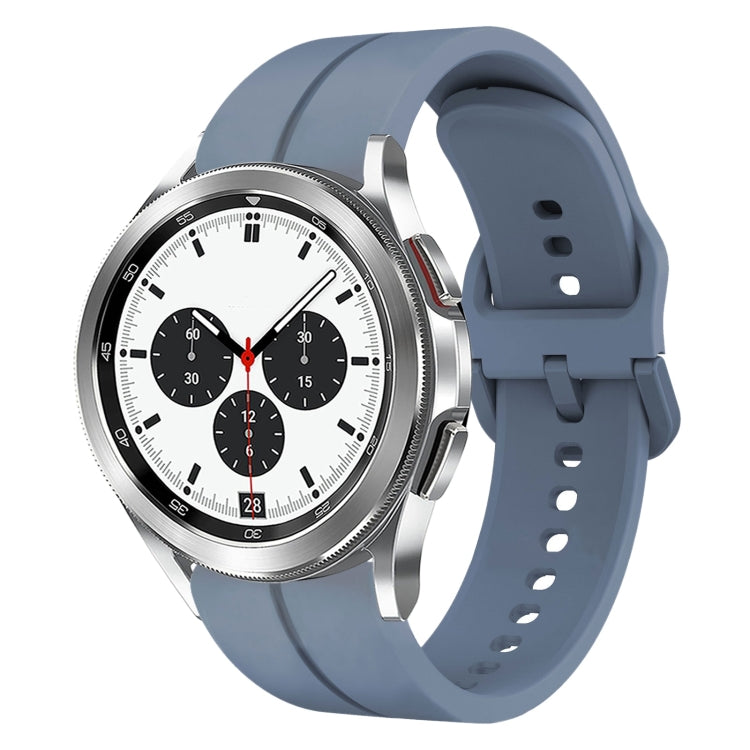 Cinturino in silicone con anello da 20 mm, For Samsung  Galaxy Watch 4 Classic 42mm, For Samsung  Galaxy Watch 4 Classic 46mm