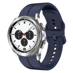 Cinturino in silicone con anello da 20 mm, For Samsung  Galaxy Watch 4 Classic 42mm, For Samsung  Galaxy Watch 4 Classic 46mm