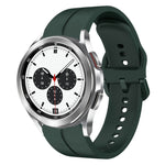 Cinturino in silicone con anello da 20 mm, For Samsung  Galaxy Watch 4 Classic 42mm, For Samsung  Galaxy Watch 4 Classic 46mm
