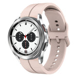 Cinturino in silicone con anello da 20 mm, For Samsung  Galaxy Watch 4 Classic 42mm, For Samsung  Galaxy Watch 4 Classic 46mm