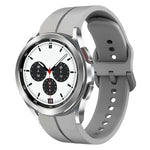 Cinturino in silicone con anello da 20 mm, For Samsung  Galaxy Watch 4 Classic 42mm, For Samsung  Galaxy Watch 4 Classic 46mm