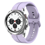 Cinturino in silicone con anello da 20 mm, For Samsung  Galaxy Watch 4 Classic 42mm, For Samsung  Galaxy Watch 4 Classic 46mm