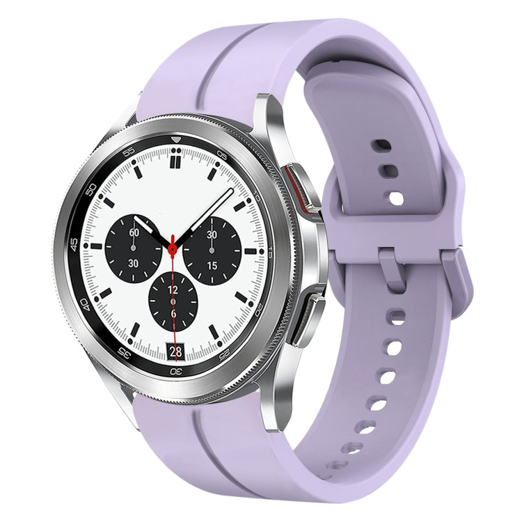 Cinturino in silicone con anello da 20 mm, For Samsung  Galaxy Watch 4 Classic 42mm, For Samsung  Galaxy Watch 4 Classic 46mm