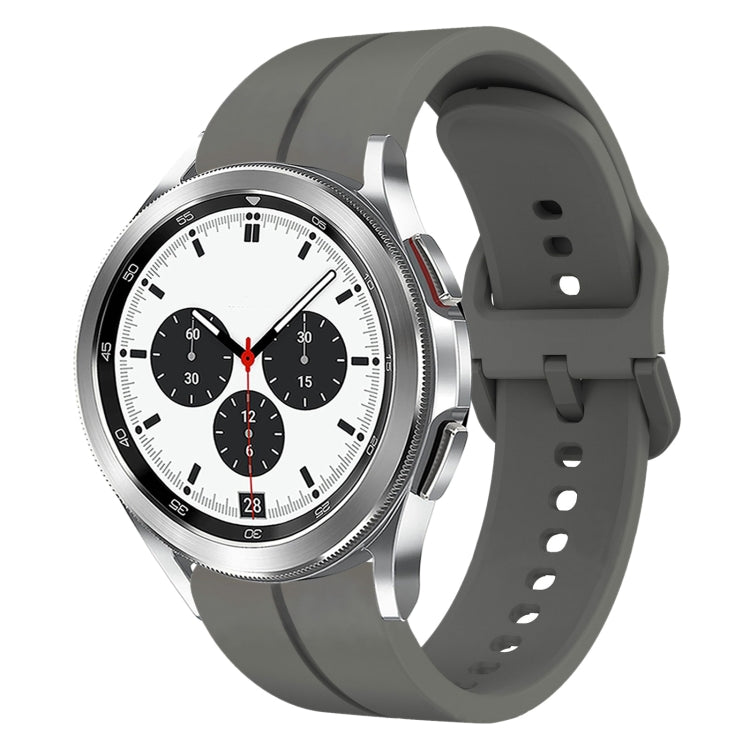 Cinturino in silicone con anello da 20 mm, For Samsung  Galaxy Watch 4 Classic 42mm, For Samsung  Galaxy Watch 4 Classic 46mm