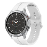 Cinturino in silicone con anello da 20 mm, For Samsung  Galaxy Watch 4 Classic 42mm, For Samsung  Galaxy Watch 4 Classic 46mm