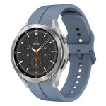 Cinturino in silicone con anello da 20 mm, For Samsung  Galaxy Watch 4 Classic 42mm, For Samsung  Galaxy Watch 4 Classic 46mm