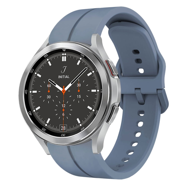 Cinturino in silicone con anello da 20 mm, For Samsung  Galaxy Watch 4 Classic 42mm, For Samsung  Galaxy Watch 4 Classic 46mm