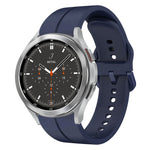 Cinturino in silicone con anello da 20 mm, For Samsung  Galaxy Watch 4 Classic 42mm, For Samsung  Galaxy Watch 4 Classic 46mm